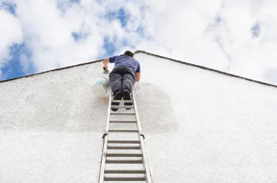 Peinture extérieure à Champrougier — façades et ravalement